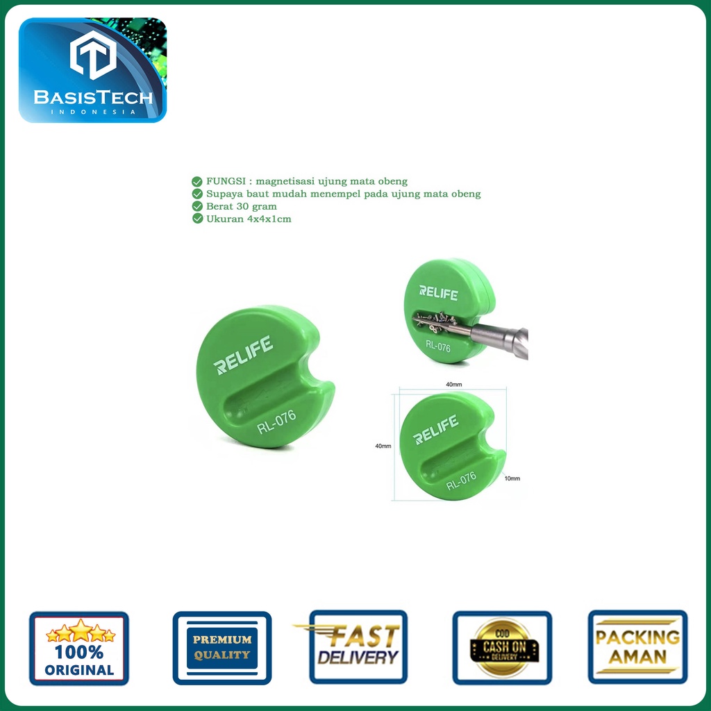 Jual ALAT MAGNET OBENG BAUT RELIFE RL-076 ORIGINAL | Shopee Indonesia