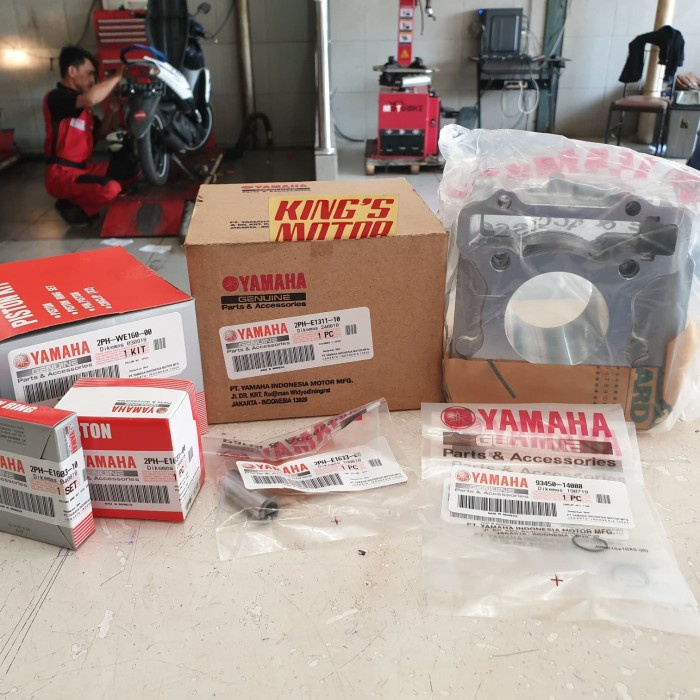 Jual Blok Seher, Piston Kit Mio M3,Z,S,Soul Gt,Fino Fi, Xride Asli
