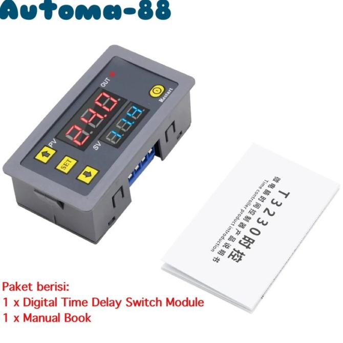 Jual Digital Time Delay switch AC 110V 220V Module Timer Relay Modul ...