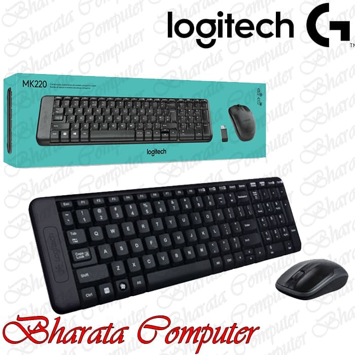 Jual KEYBOARD MOUSE WIRELESS LOGITECH MK220 ORIGINAL | Shopee Indonesia