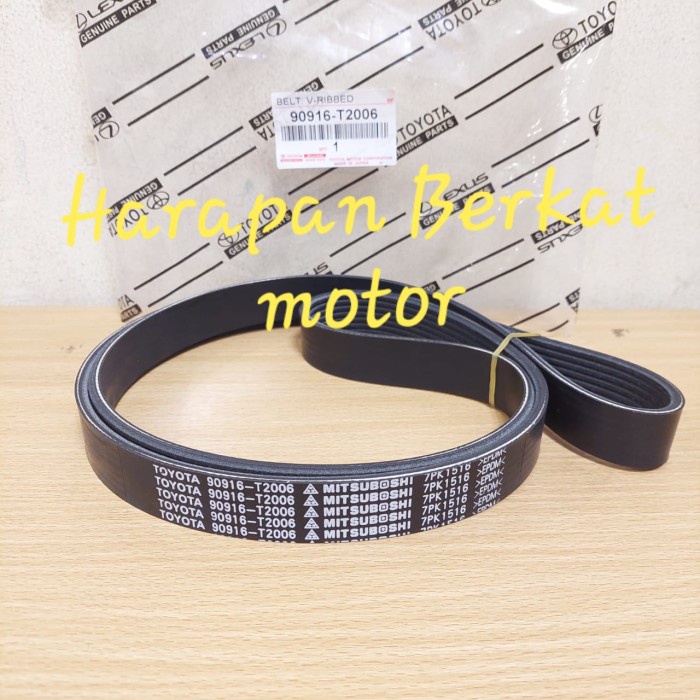 Jual Fan Belt Toyota Inova Innova Fortuner Diesel 7Pk 90916-T2006 Japan ...