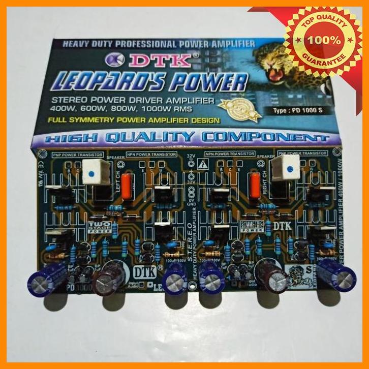 Jual (ECA) STEREO POWER DRIVER AMPLIFIER 2 TINGKAT FULL SIMETRIS 400