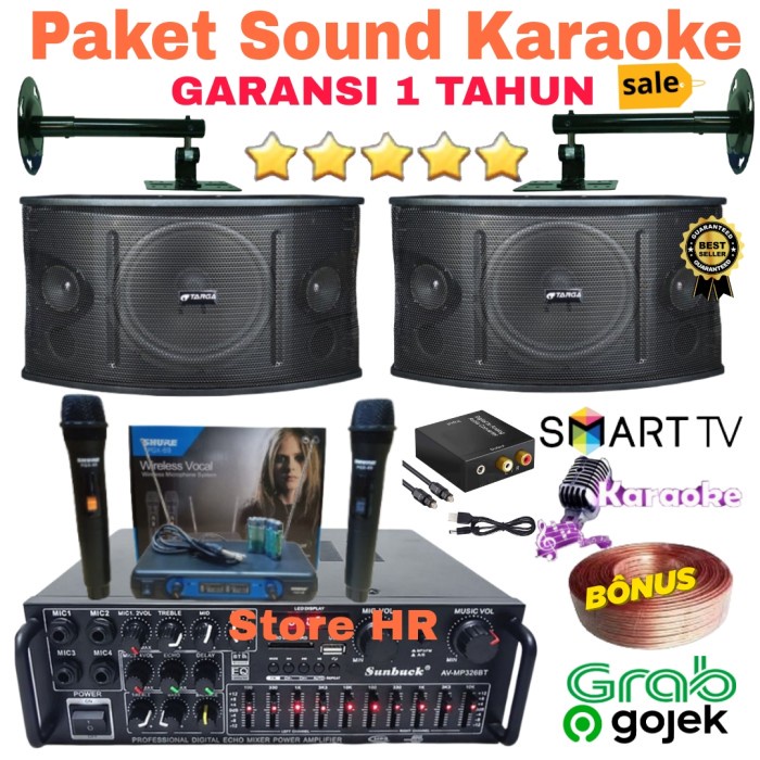 Jual Paket Sound System Karaoke Original 10 Inch Siap Pakai Paket Hemat