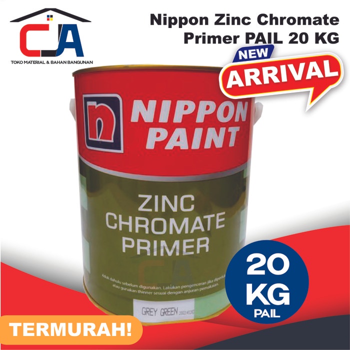 Jual Jual!! ZINCROMATE ZINCHROMATE HIJAU Nippon 20KG Primer Besi & Baja ...