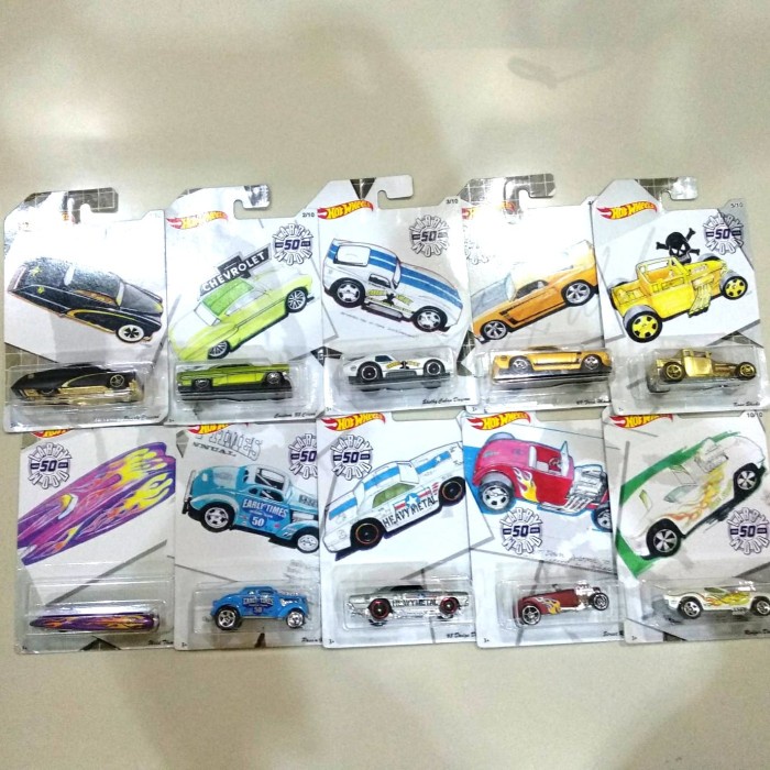 Jual ✨New Hot Wheels Larry Wood 50Th Series #1 Sampai #10