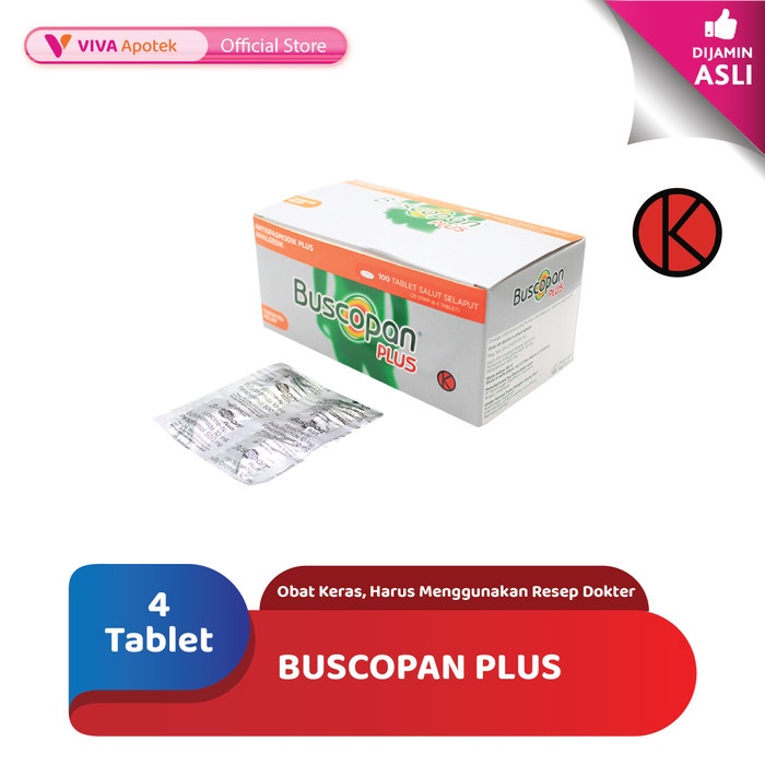 Jual Buscopan Plus (4 Tablet) | Shopee Indonesia