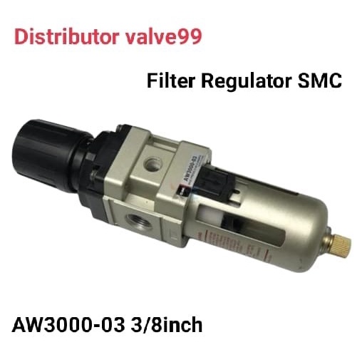 Jual Ready Filter Regulator 3/8 Inch Aw 3000-03 Smc Bisa Sameday ...