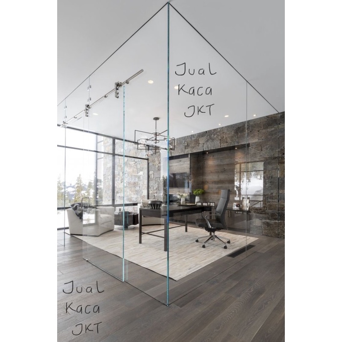 Jual [Ori] Partisi Kaca Ruko Kantor Pintu Kaca Geser / Pintu Sliding ...