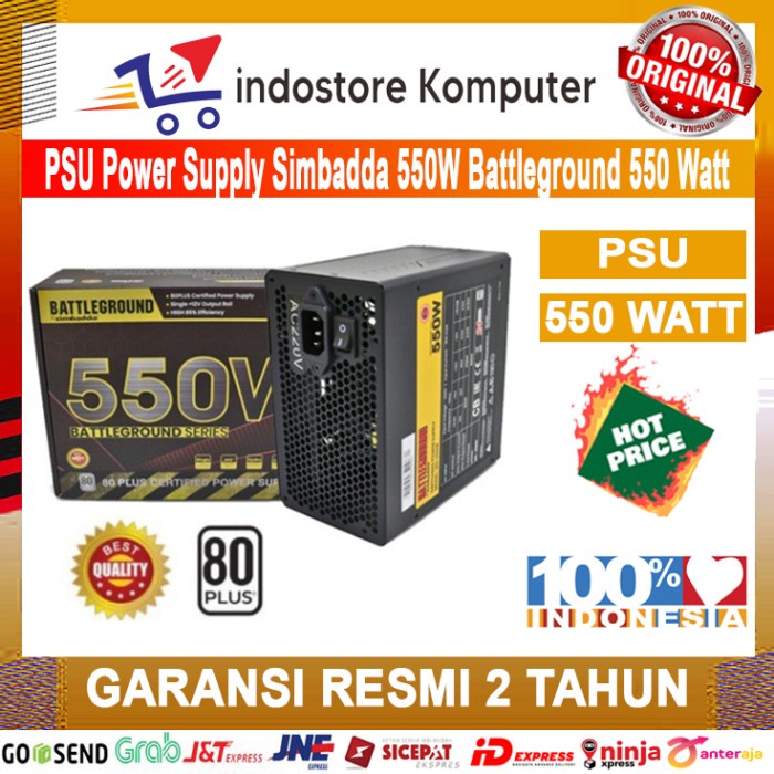 Jual POWER SUPPLY PSU KOMPUTER PC 550 WATT SIMBADDA RESMI TERBAIK MURAH Shopee Indonesia