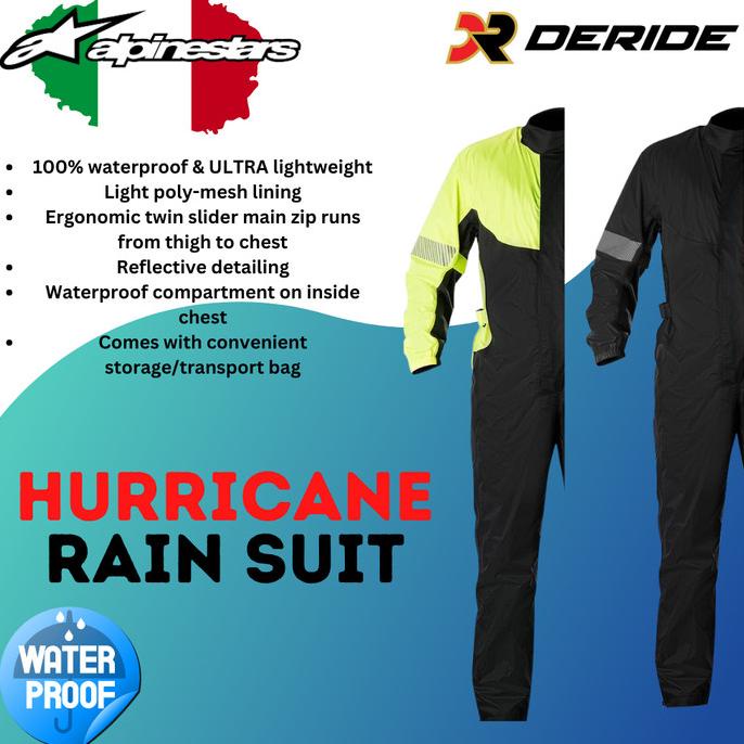 Jual ALPINESTARS HURRICANE RAIN SUIT JAS HUJAN WATERPROOF | Shopee ...