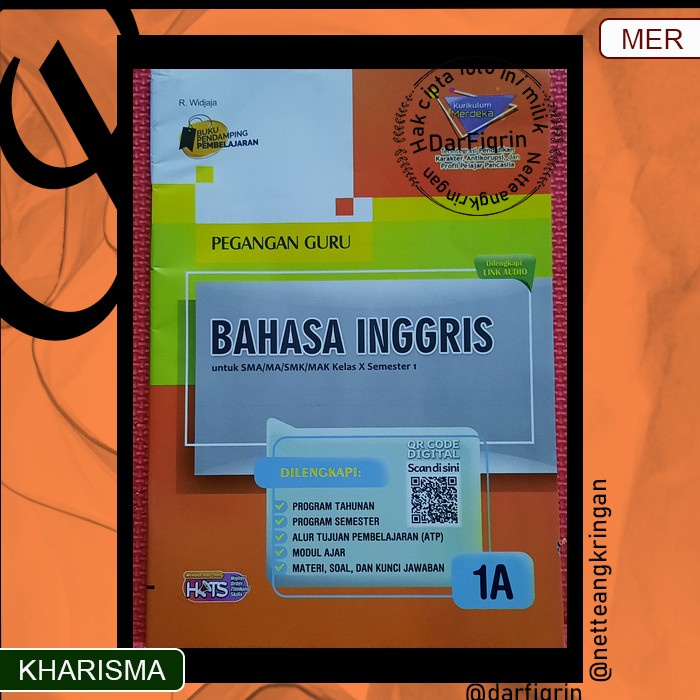 Jual Pegangan Guru Bahasa Inggris Kelas 10 11 Semester 1 Sma Ma Kurmer Kurikulum Merdeka