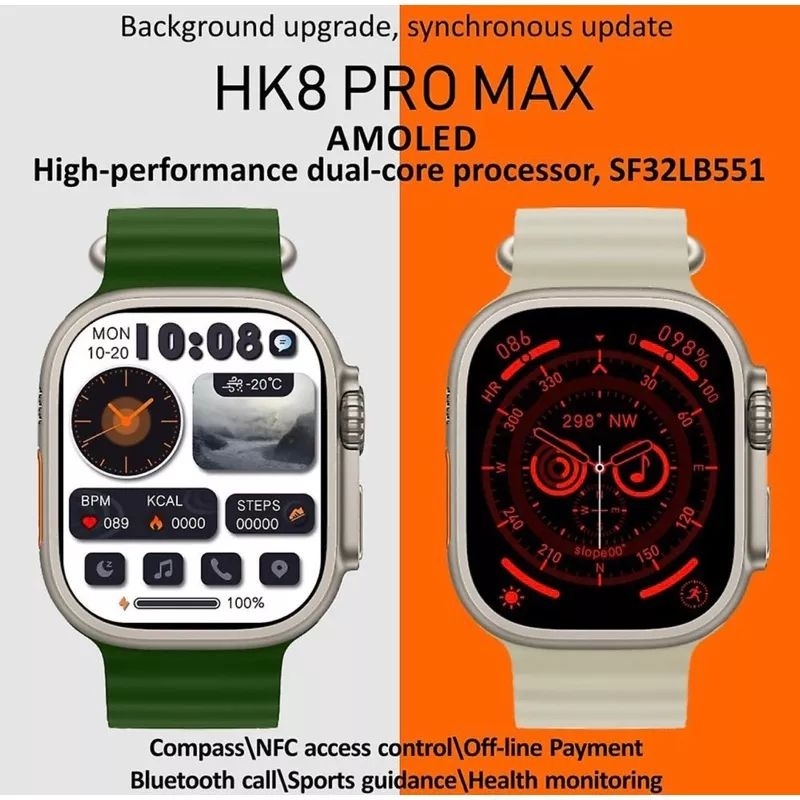Jual Hk 8 Pro Max, Gen 2 Ultra Smartwatch Amoled Display 49 Mm, Chat ...