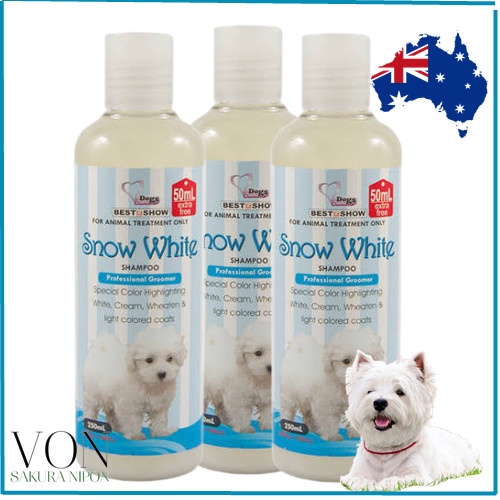 Jual Shampoo Anjing Putih Best In Show Snow White Dog White Shampo 250