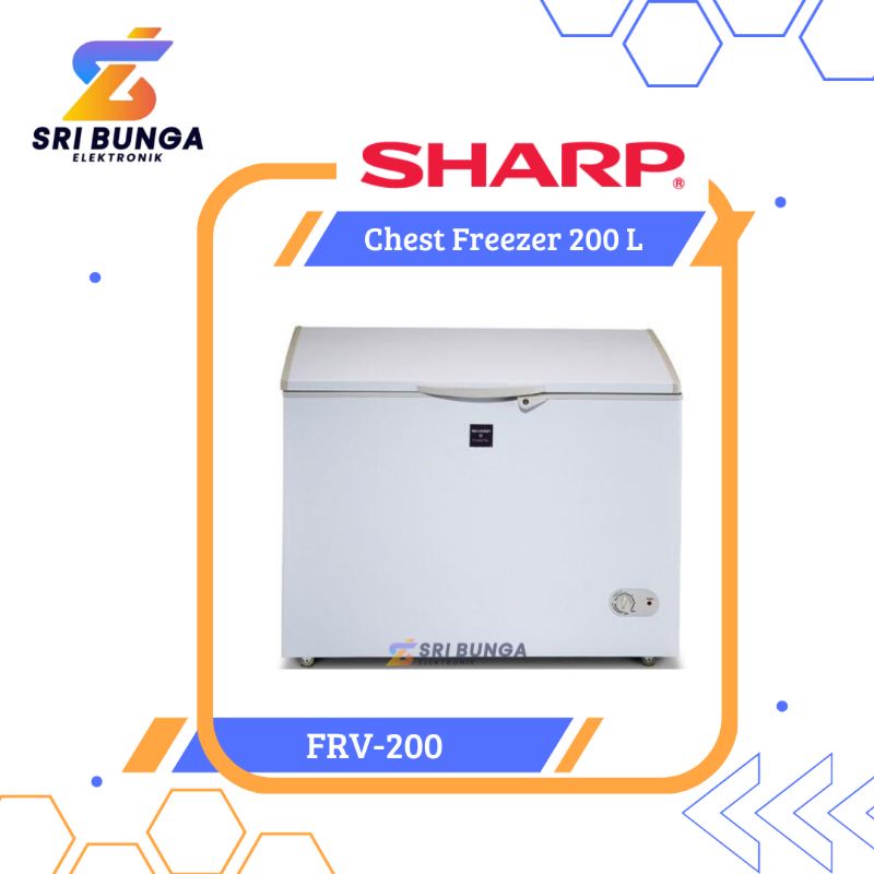 Jual Chest Freezer SHARP FRV200 Freezer Box 200 Liter Shopee Indonesia