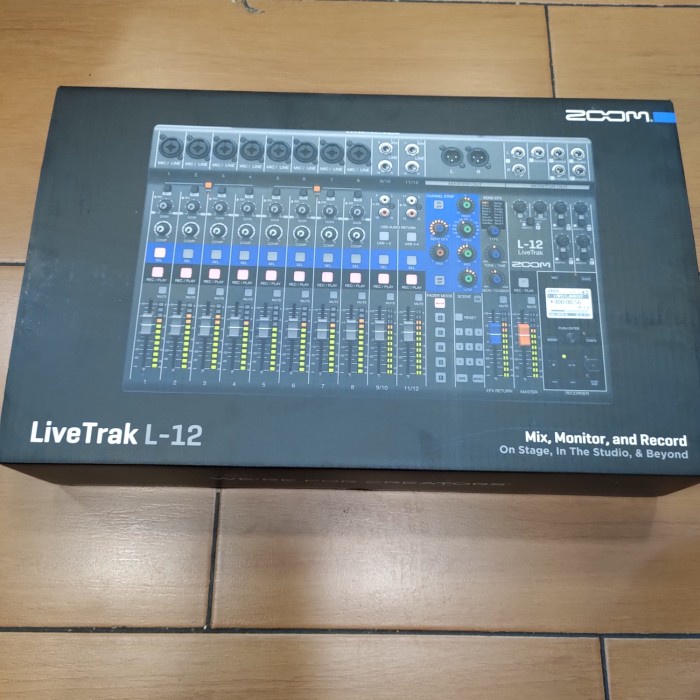 Jual Zoom LiveTrack L12 Digital Mixer Resmi Shopee Indonesia