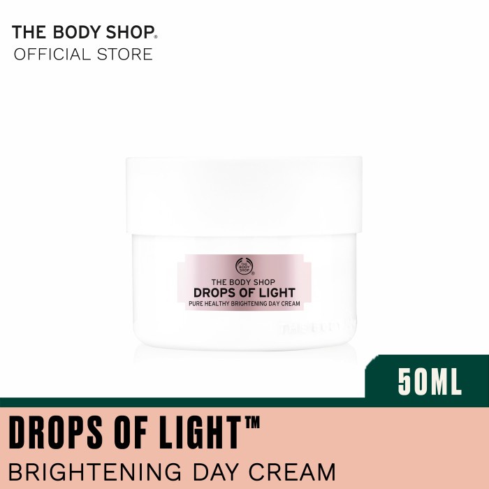 Jual The Body Shop Drops Of Light Brightening Day Cream Moisturizer