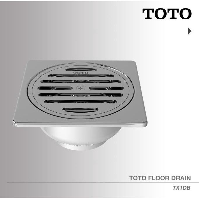 Jual Kiyos TOTO Floor Drain With Square Flange / Floor Drain TX1DB ...