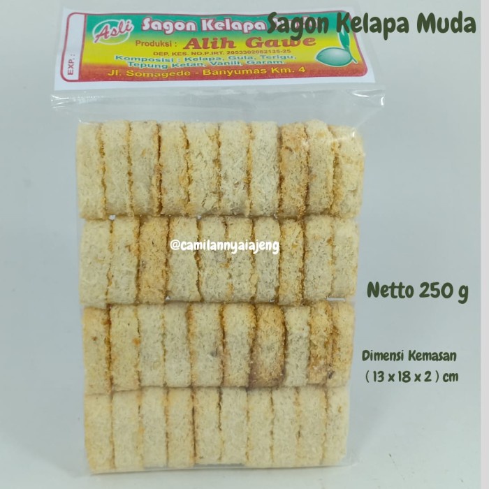 Jual Kue Sagon Ketan Kelapa Muda Mini Camilan Tradisional Asli Khas ...