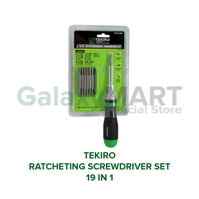 Jual Jual Tekiro Ratcheting Screwdriver Obeng Ratchet Set In Shopee Indonesia