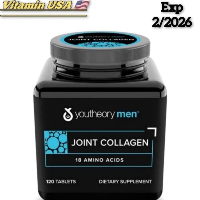 Jual Youtheory Men Joint Collagen Advanced Formula Type 2 120 Tablets