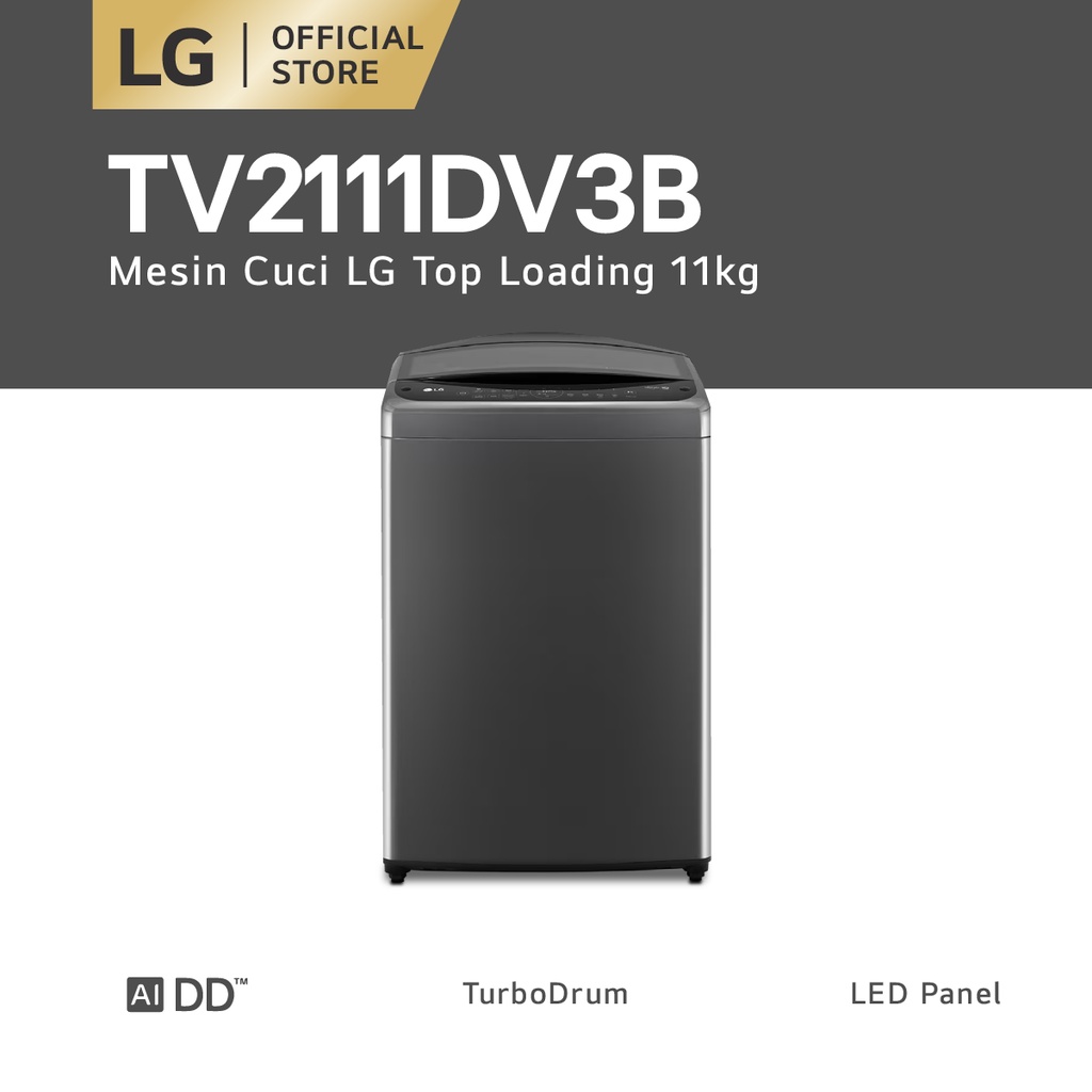 Jual LG Mesin Cuci Top Load 11kg - Top Load AIDD - Inverter Direct ...