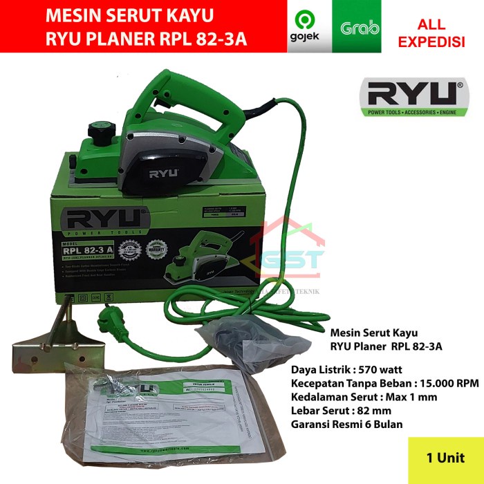 Jual Ryu Planer Rpl 82-3A / Mesin Serut Kayu / Sugu / Ketam 82 3A ...