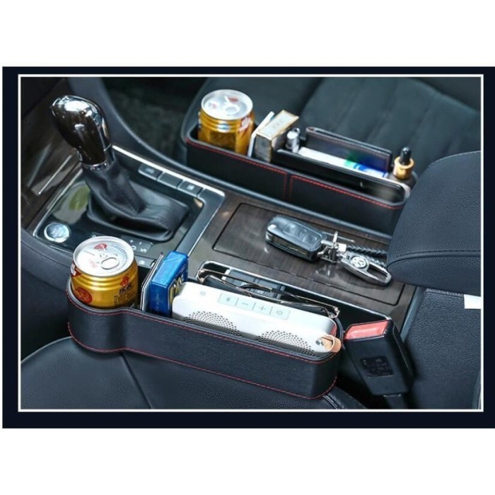 Baseus Front Seat Car Organizer Storage Rak Samping Mobil Car Charger, Dealatcity