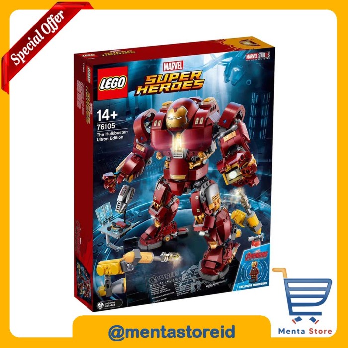 Jual Lego 76105 Super Heroes The Hulkbuster : Ultron Edition Marvel ...