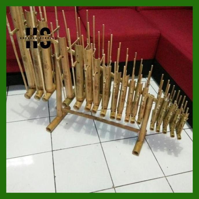 Jual Angklung Bambu 18 Nada 2 1 2 Oktaf Besar Alat Musik Tradisional