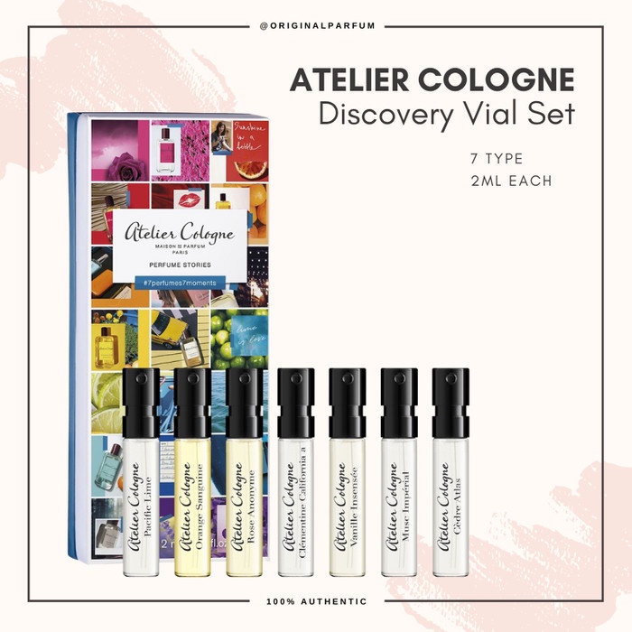Jual OCacaca Atelier Cologne Discovery Vial Set Shopee Indonesia