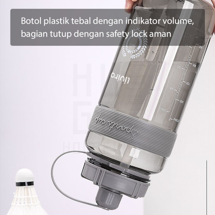 Jual HUGO Botol Minum Bening 2 Liter Besar Botol Air Anak Jumbo Premium ...