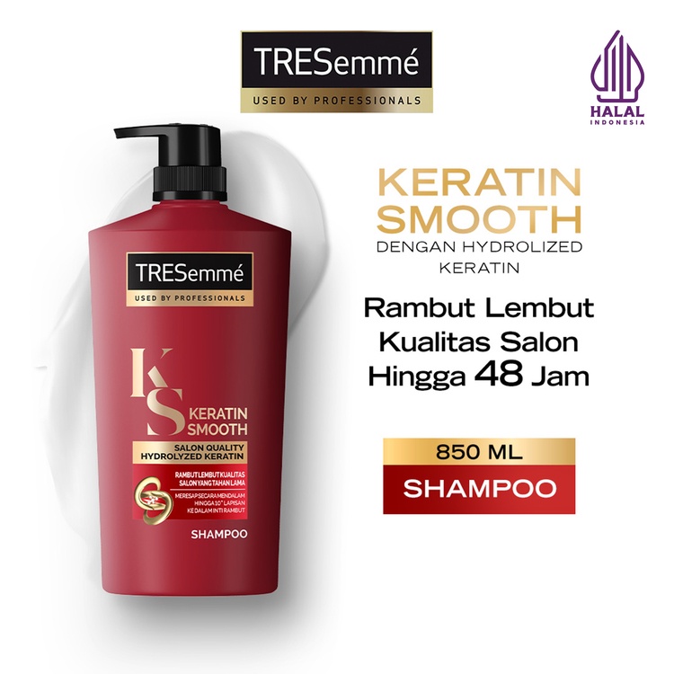 Jual TRESEMME Shampoo Perawatan Rambut Lembut Keratin Smooth Hair Care