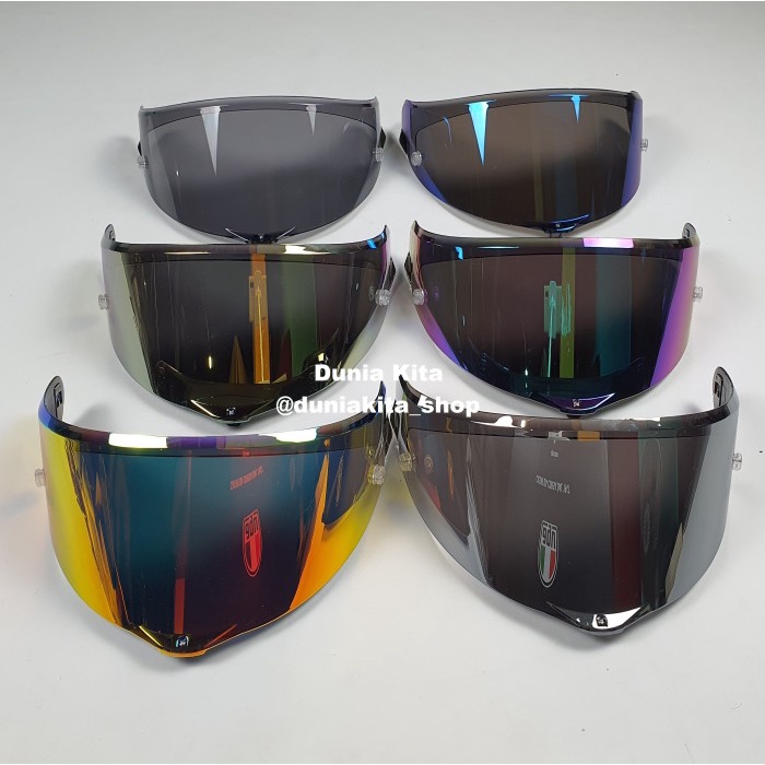 Jual Harga!! Visor Iridium Race 3 Aftermarket AGV Pista GPR GPRR