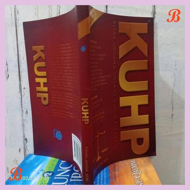 Jual | MRT | ORIGINAL BUKU KUHP KITAB UNDANG-UNDANG HUKUM PIDANA ...