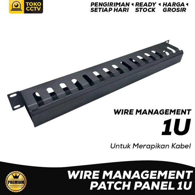 Jual Cable Wire Management 1U/Jalur Kabel Rak Server | Shopee Indonesia