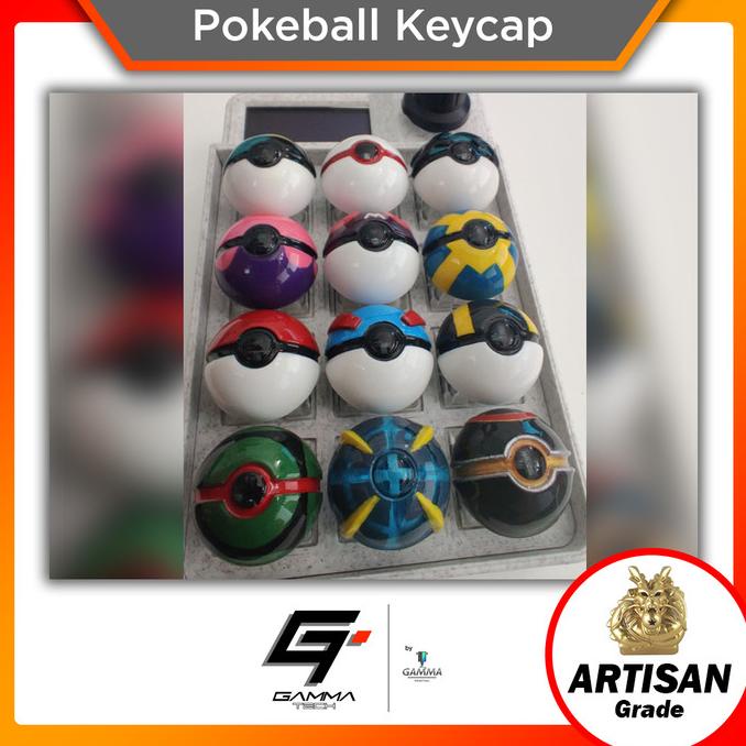 Jual NEW SALE !!! Pokeball Pokemon Keycap / Keycaps Mechanical Keyboard ...