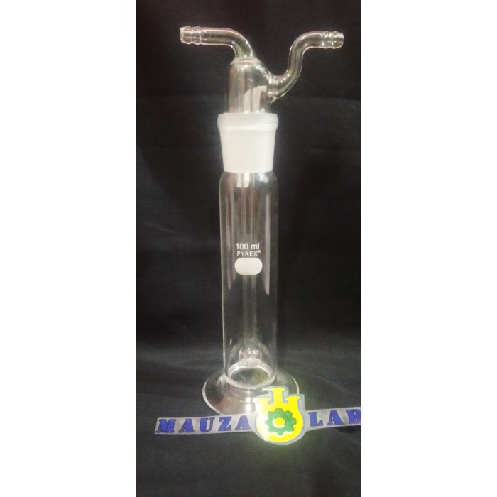 Jual Ready GAS WASHING 100 ML PYREX GAS WASHING BOTTLE 100 ML PYREX ...