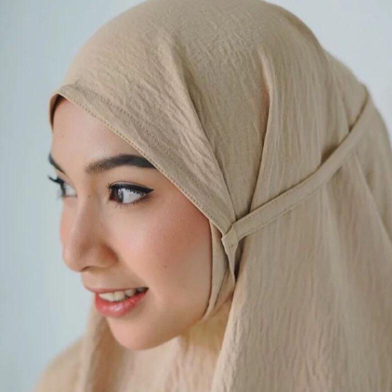 Jual Limited Bergo Maryam Crinkle Airflow L Jilbab Instan