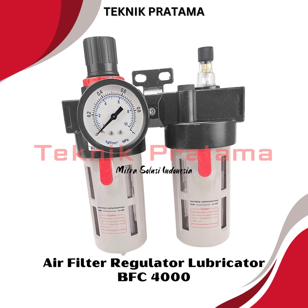 Jual BFC AIR FILTER REGULATOR LUBRICATOR 2 RANGKAP PNEUMATIC BFC 4000 ...