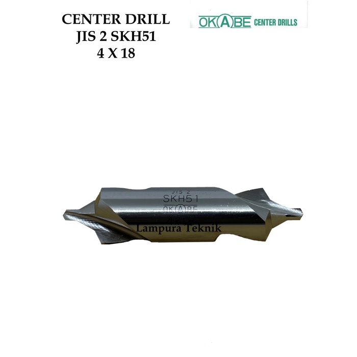 Jual New Center Drill Okabe 4 X 18 Jis 2 Skh51 Center Bor 4 X 18 Okabe Diskon Shopee Indonesia