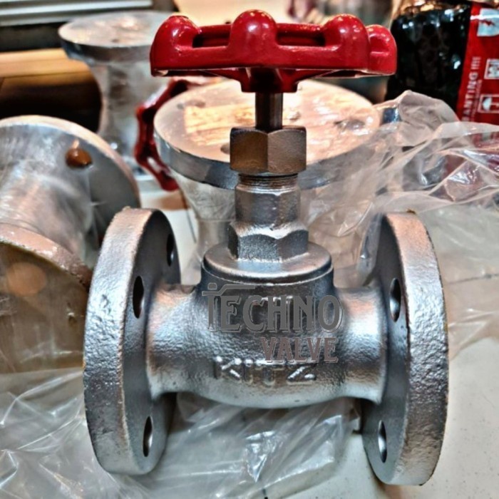 Jual New Globe Valve Steam Kitz Cast Iron Jis K Flange Inch Dn Berkualitas Shopee