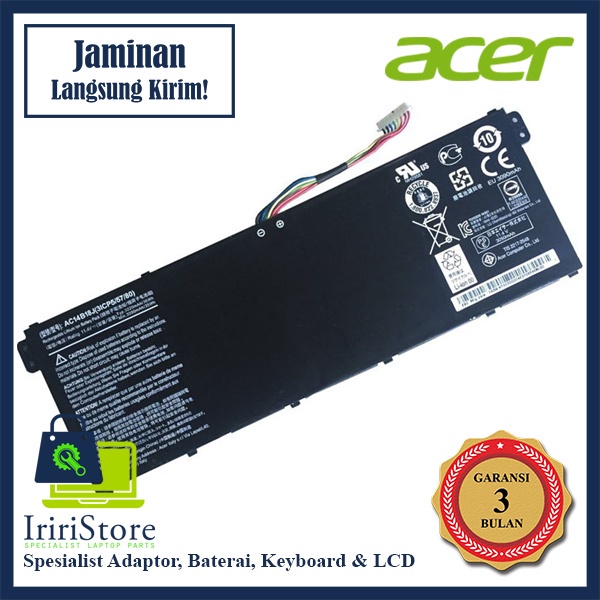 11.4V 36Wh nuova batteria per Laptop AC14B18J per Acer Aspire E3-111 E3-112 E3-112M ES1-531 B116 MS2394 B115-MP AC14B13j N15Q3 N15W4  7