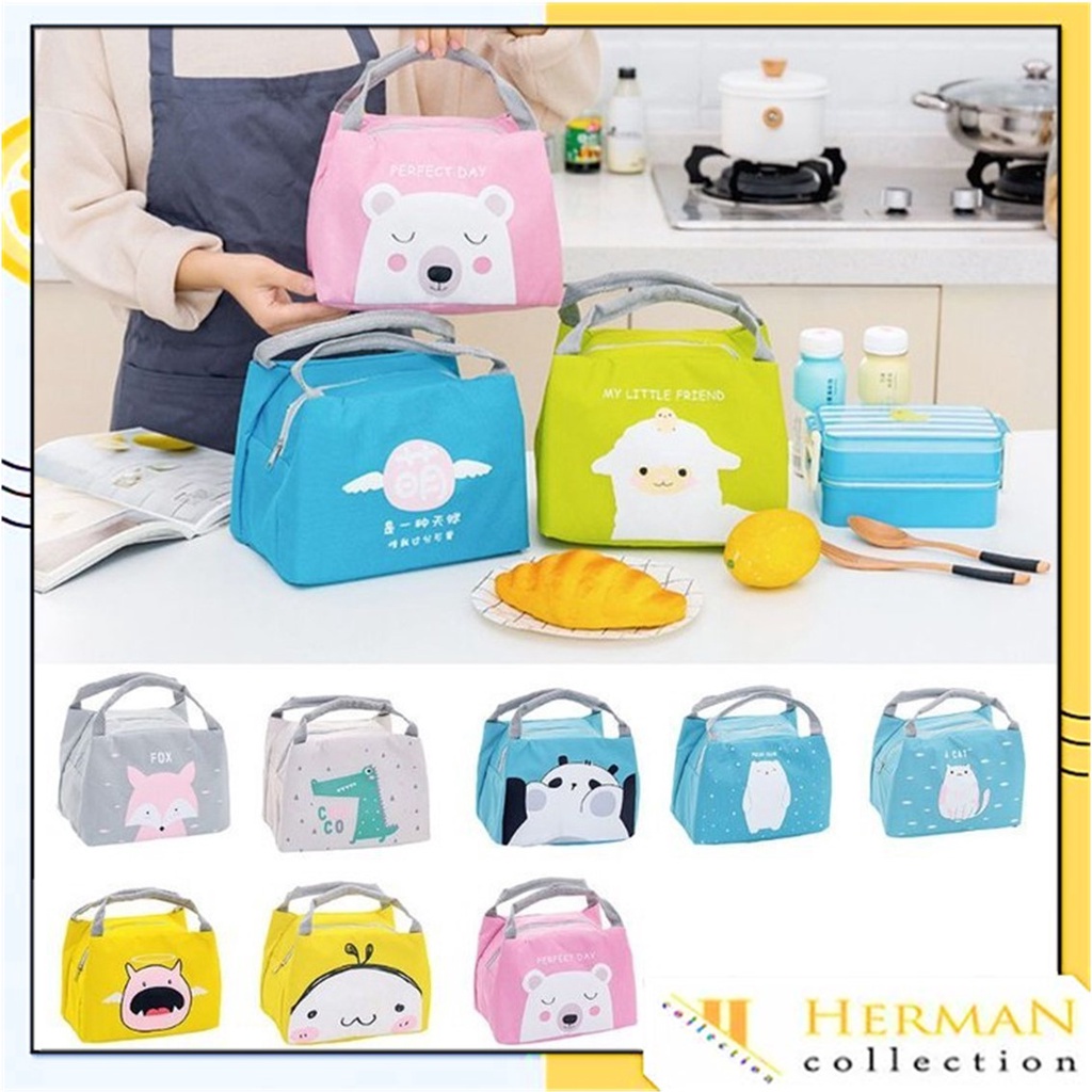 Jual HC Tas Bekal Karakter Lunch Bag Cooler Makanan Anak Tas Lunch Box ...