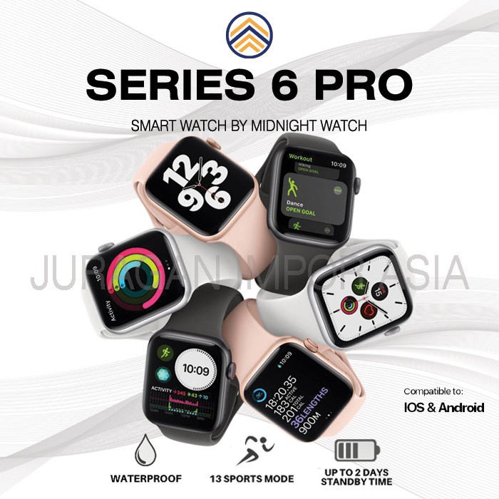 Jual NEW IWATCH SMART WATCH SERIES PLUS UPDATE TERBARU ORIGINAL