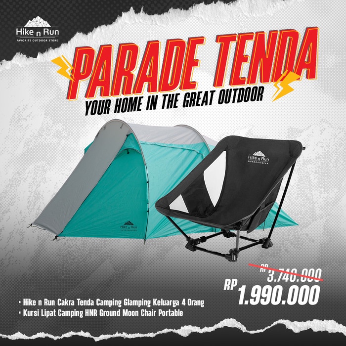 Jual Ready Tenda Camping Keluarga Hike N Run Hnr T Cakra Glamping