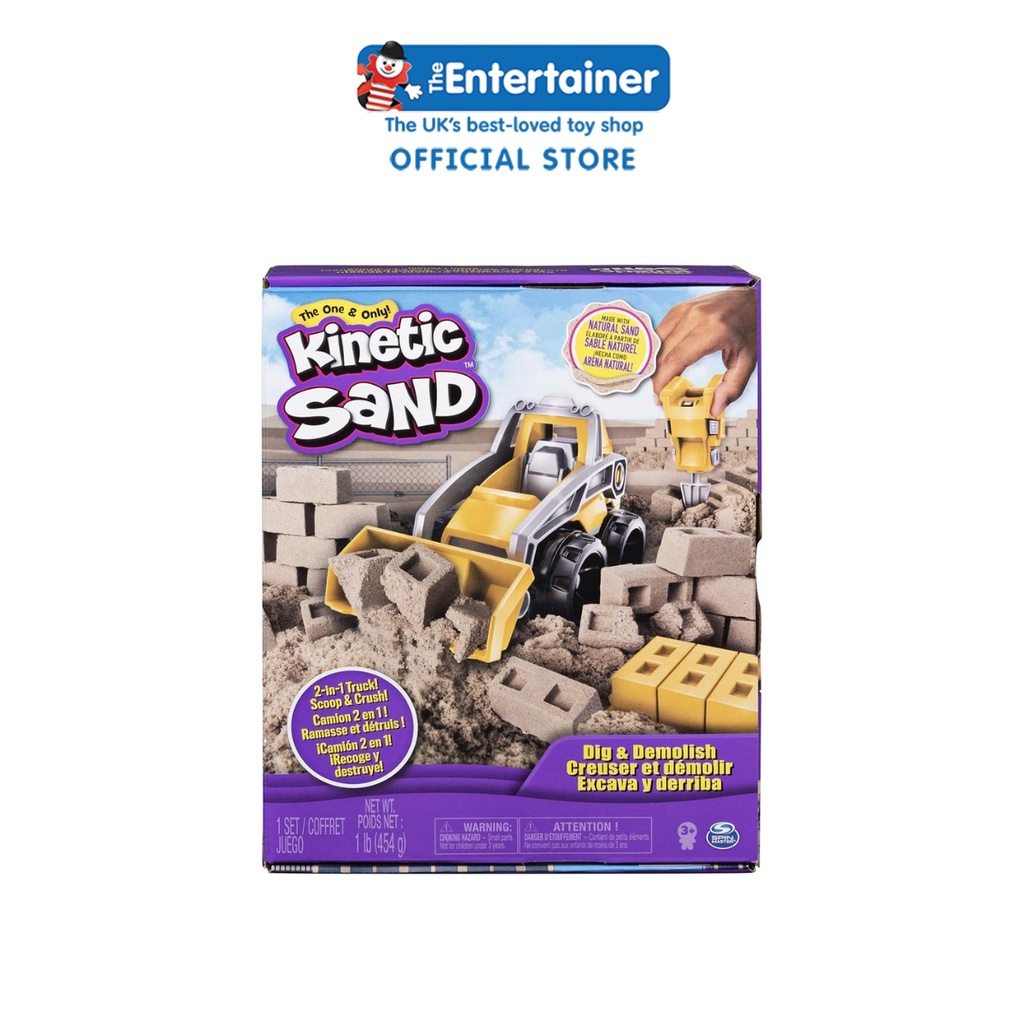 Jual Kinetic Sand Dig and Demolish Kit - Mainan Pasir Anak | Shopee ...
