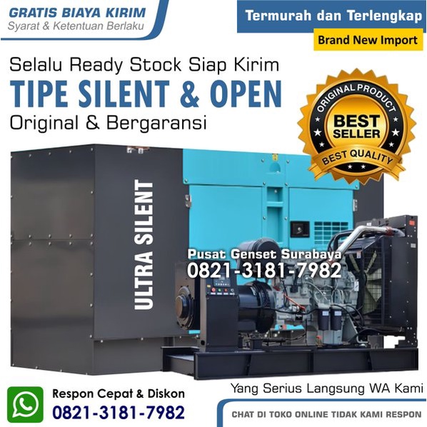 Jual HARGA GENSET 200 Kva - Perkins - Cummins - Isuzu - Emerald ...