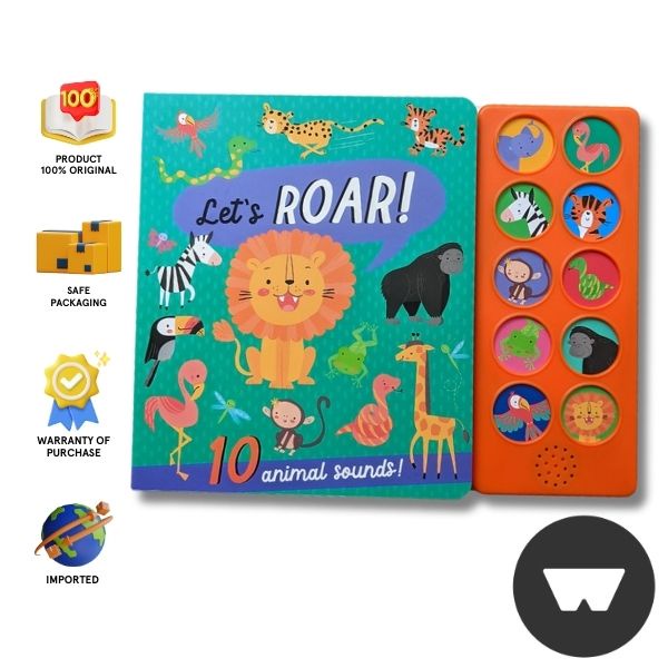 Jual North Parade Publishing - 10 Button Sound Book - Lets Roar ...