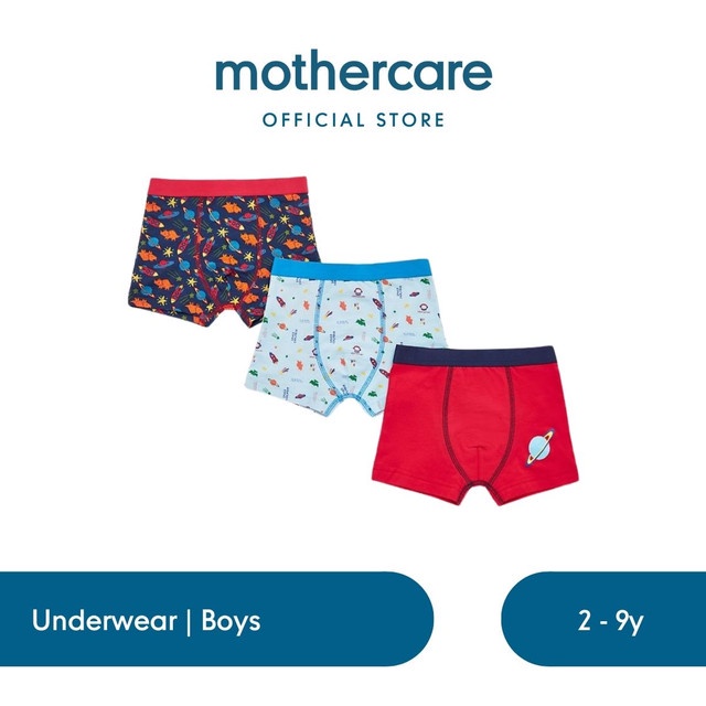 Mothercare 3 Pack Space Trunk Briefs