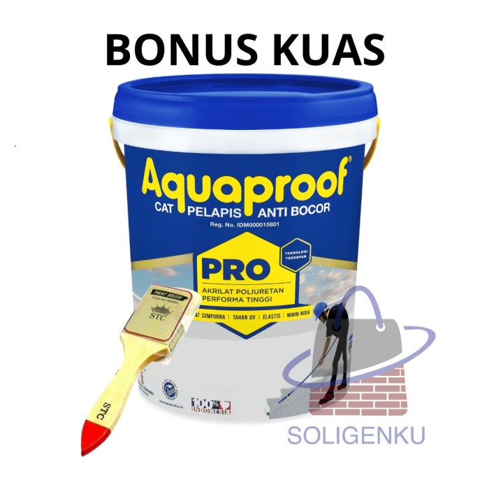 Jual Aquaproof Pro Pelapis Anti Bocor Inovasi Baru 20 Kgwaterproofing Siap Kirim Shopee 2091